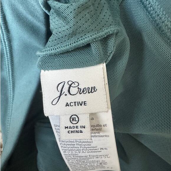 J.Crew | Green CloudStretch Scoop Neck Sports Bra | Size XL - Picture 6 of 8